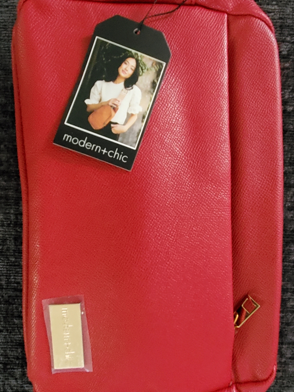 Modern + Chic Red Crossbody Bag - Sleek Everyday Style